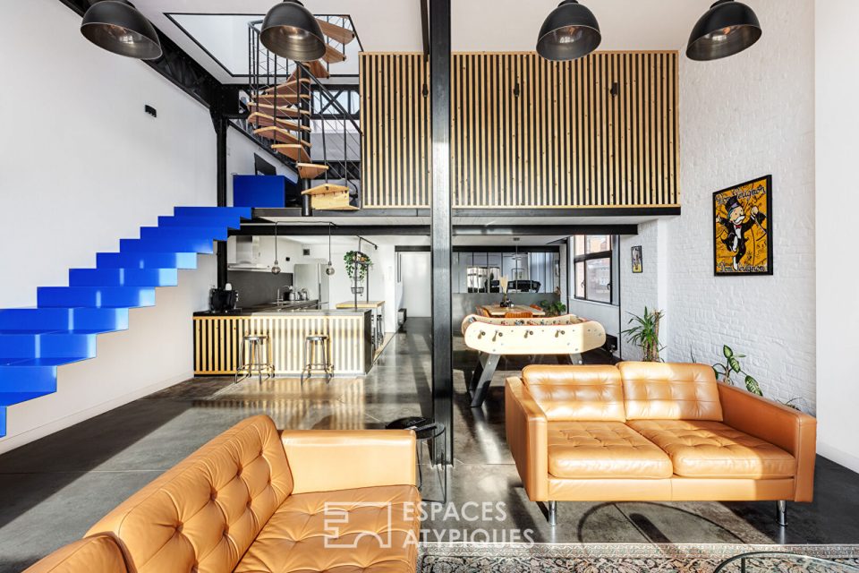 Loft contemporain avec rooftop