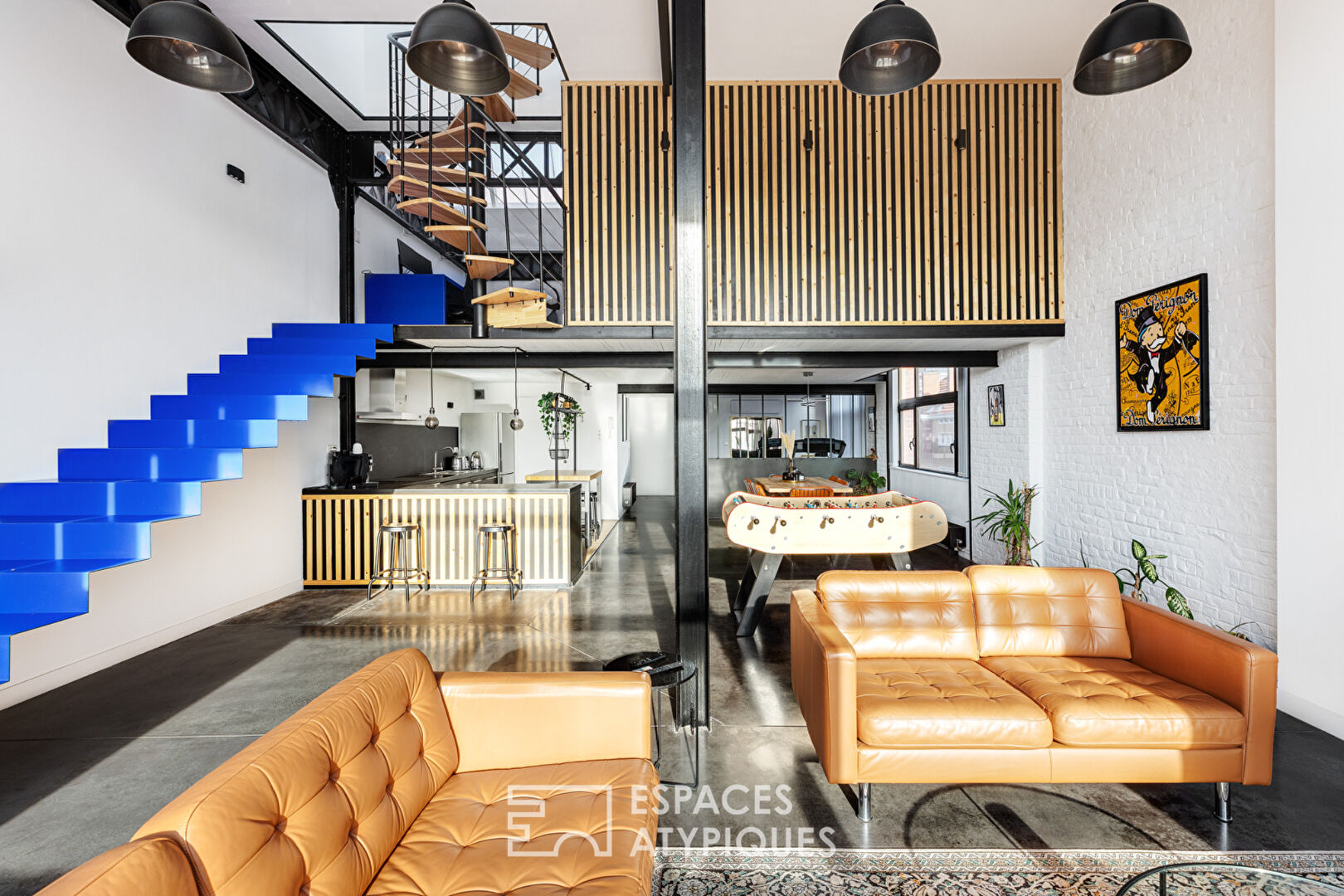 Loft contemporain avec rooftop