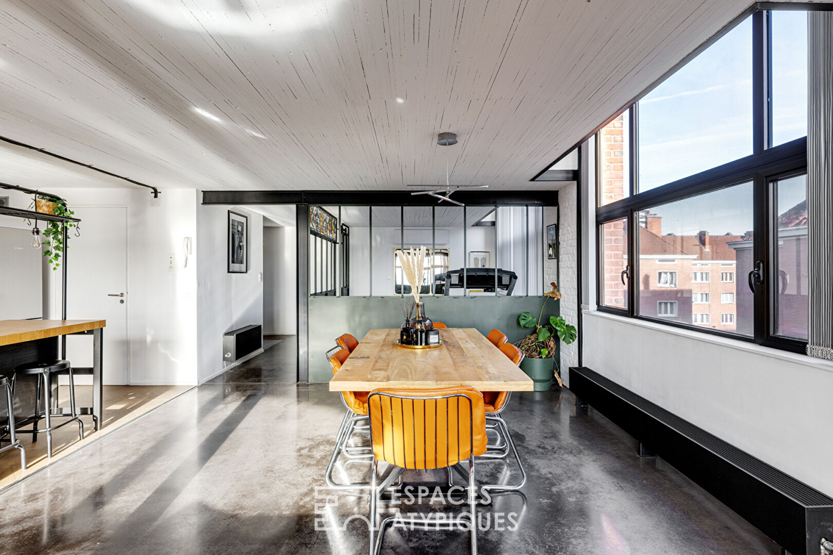 Loft contemporain avec rooftop
