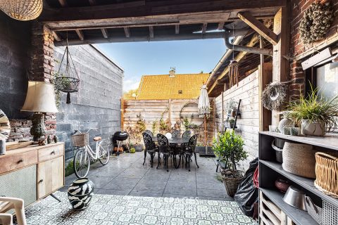 Loft in a converted farmhouse