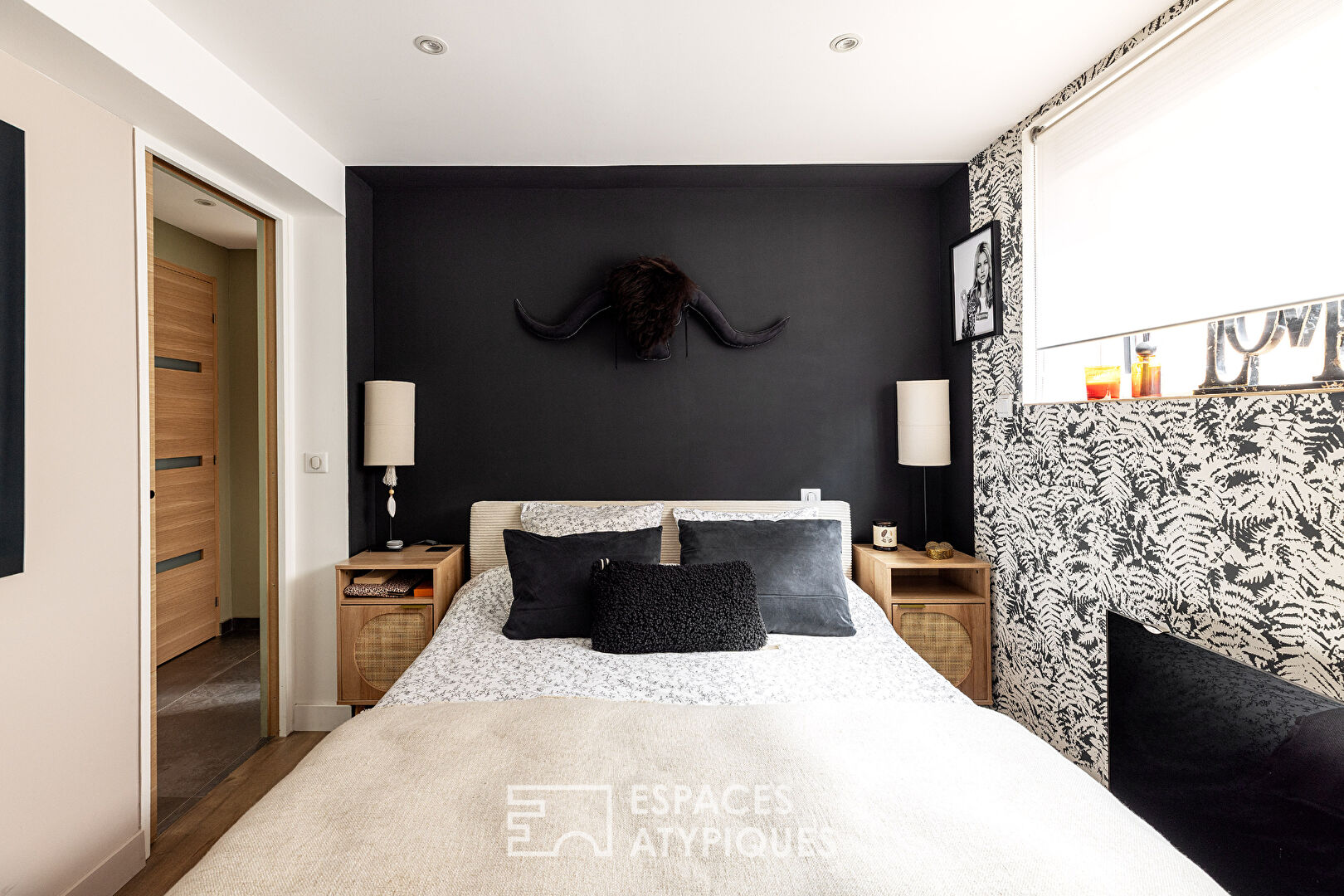 Loft in a converted farmhouse