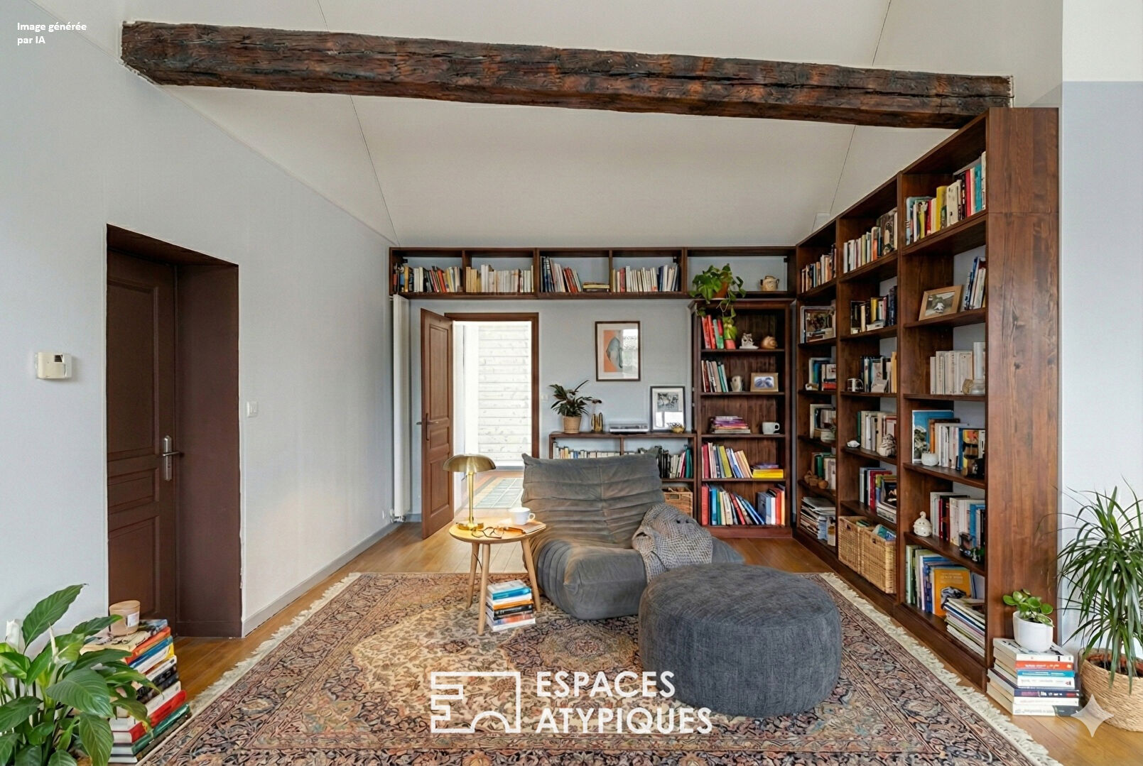 Appartement en dernier étage et terrasse sur les toits du Vieux-Lille