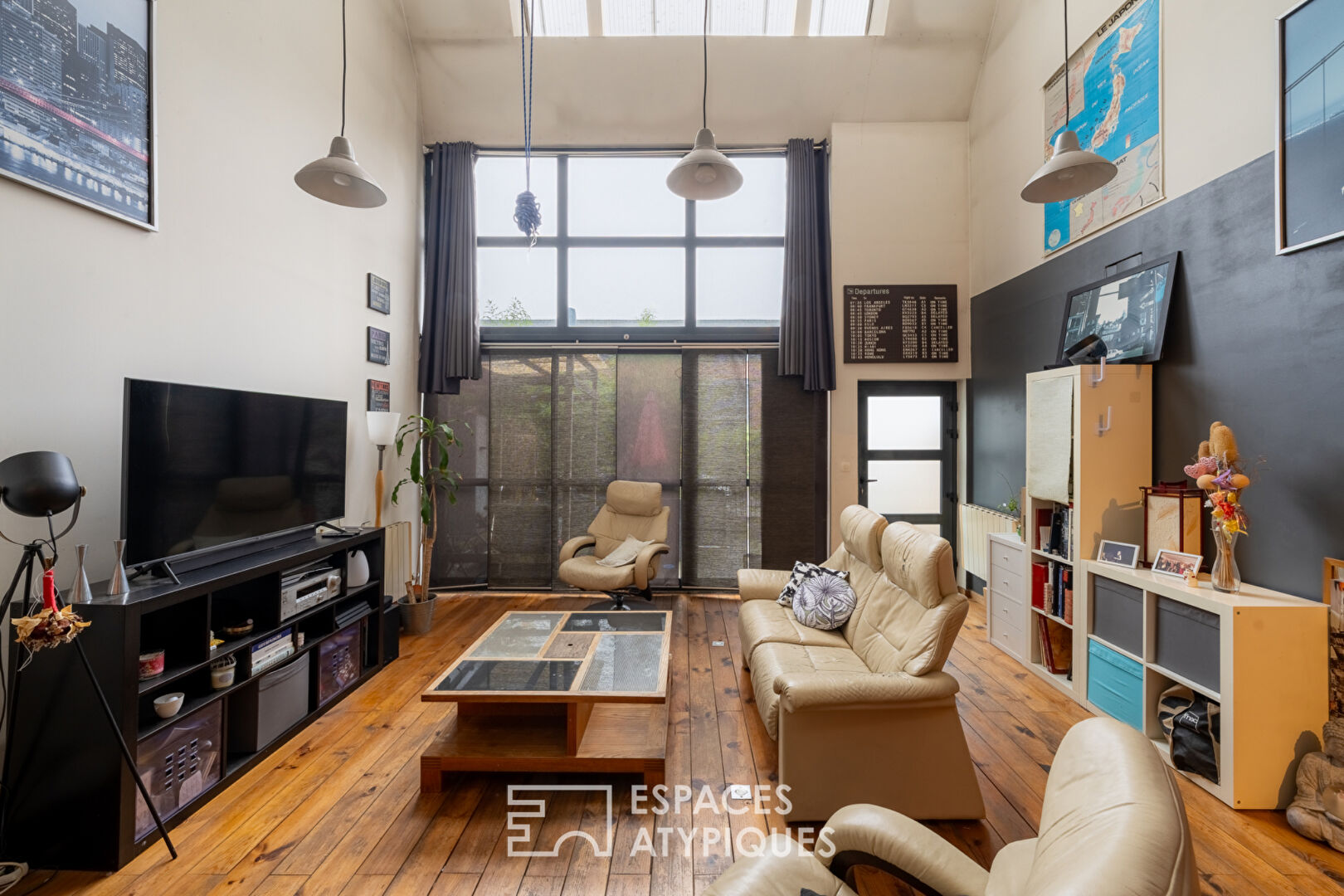 Loft réinventé dans une ancienne teinturerie