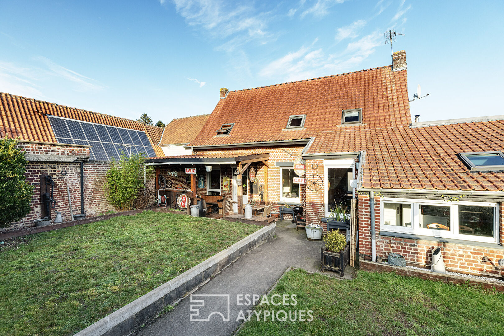 Former bistro transformed into a house