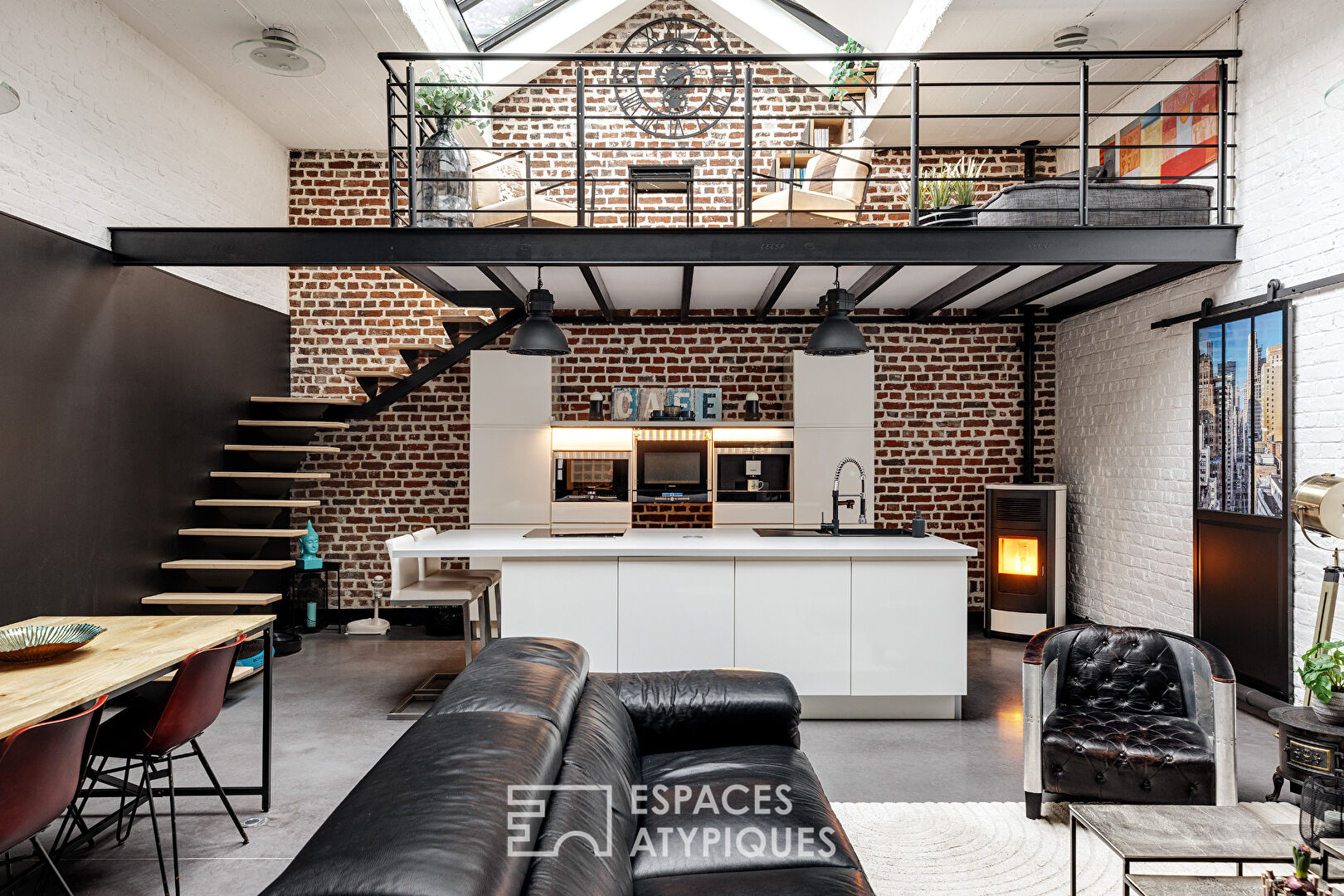 Private loft with outdoor space