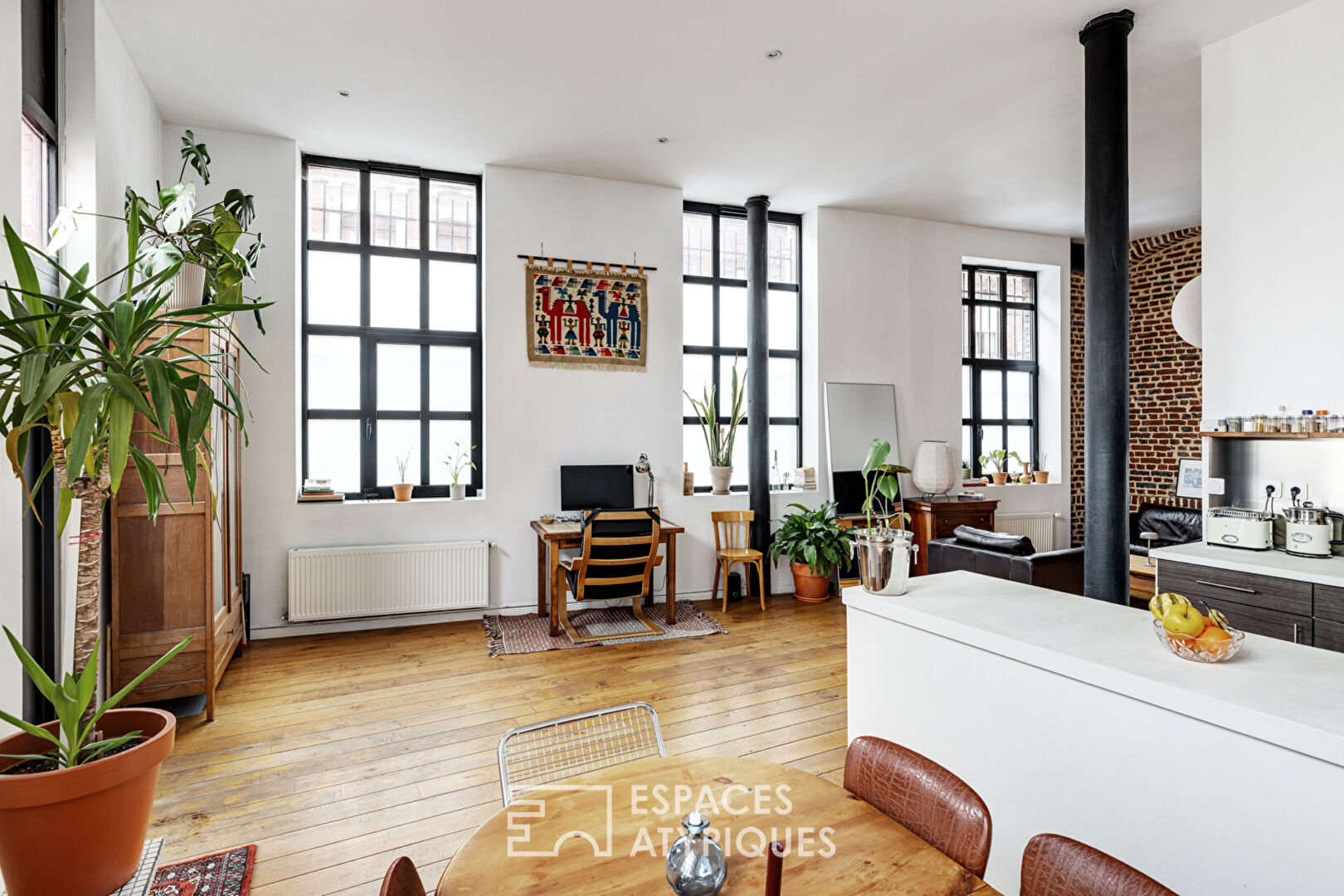 Loft de caractère au coeur des anciennes usines Lepoutre-Bourlet