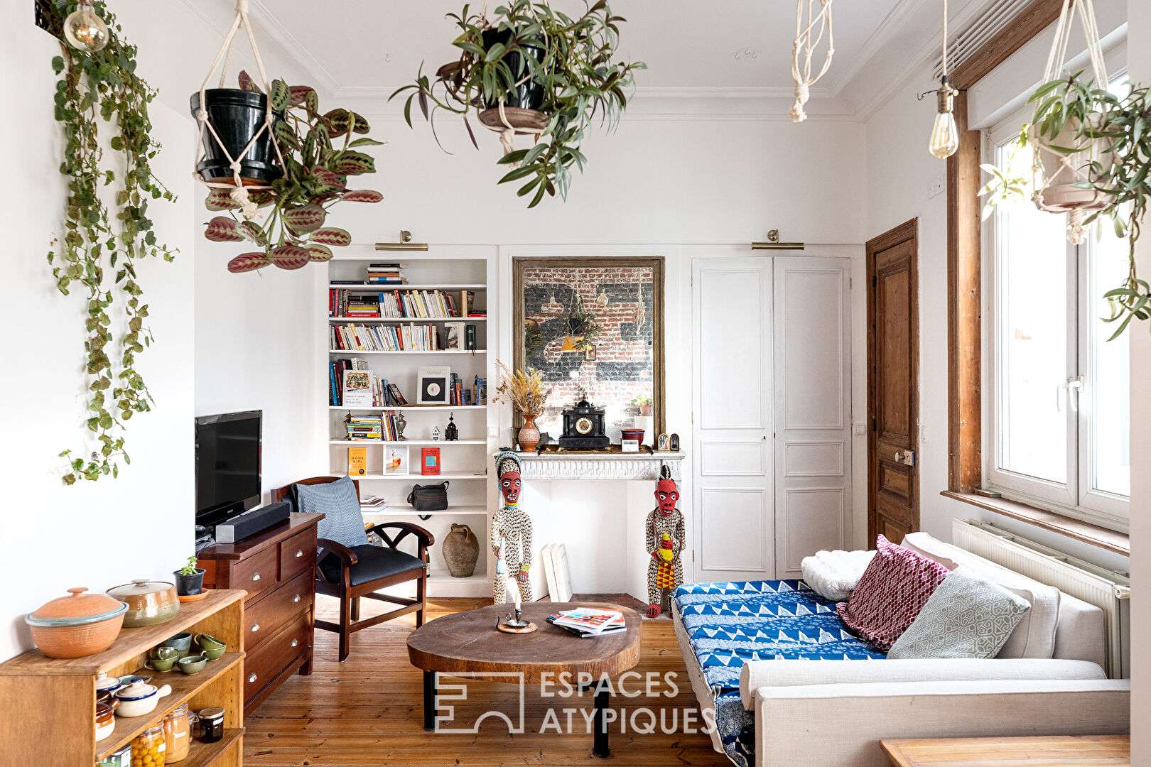 Appartement traversant et authentique à deux pas de la place de la République