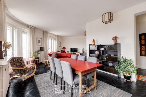 Top floor apartment with panoramic views