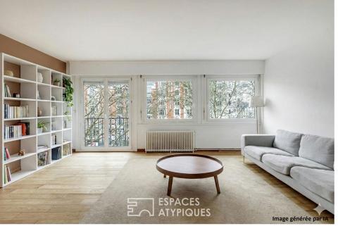 Appartement traversant et lumineux aux portes de Lille