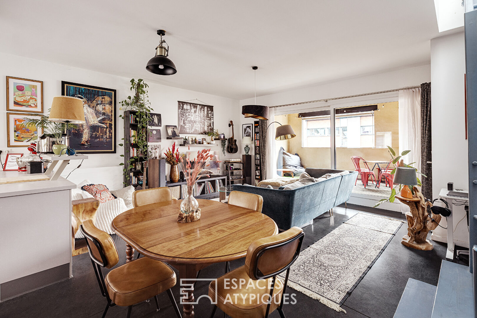 Appartement réinventé dans une ancienne teinturerie