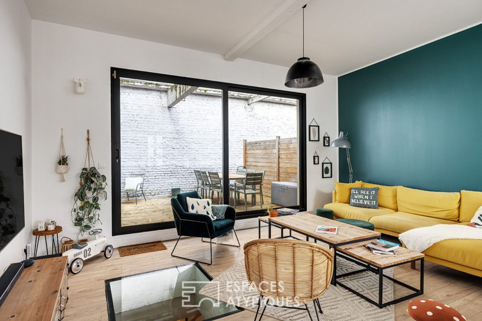 Loft dans une ancienne bonneterie avec terrasse