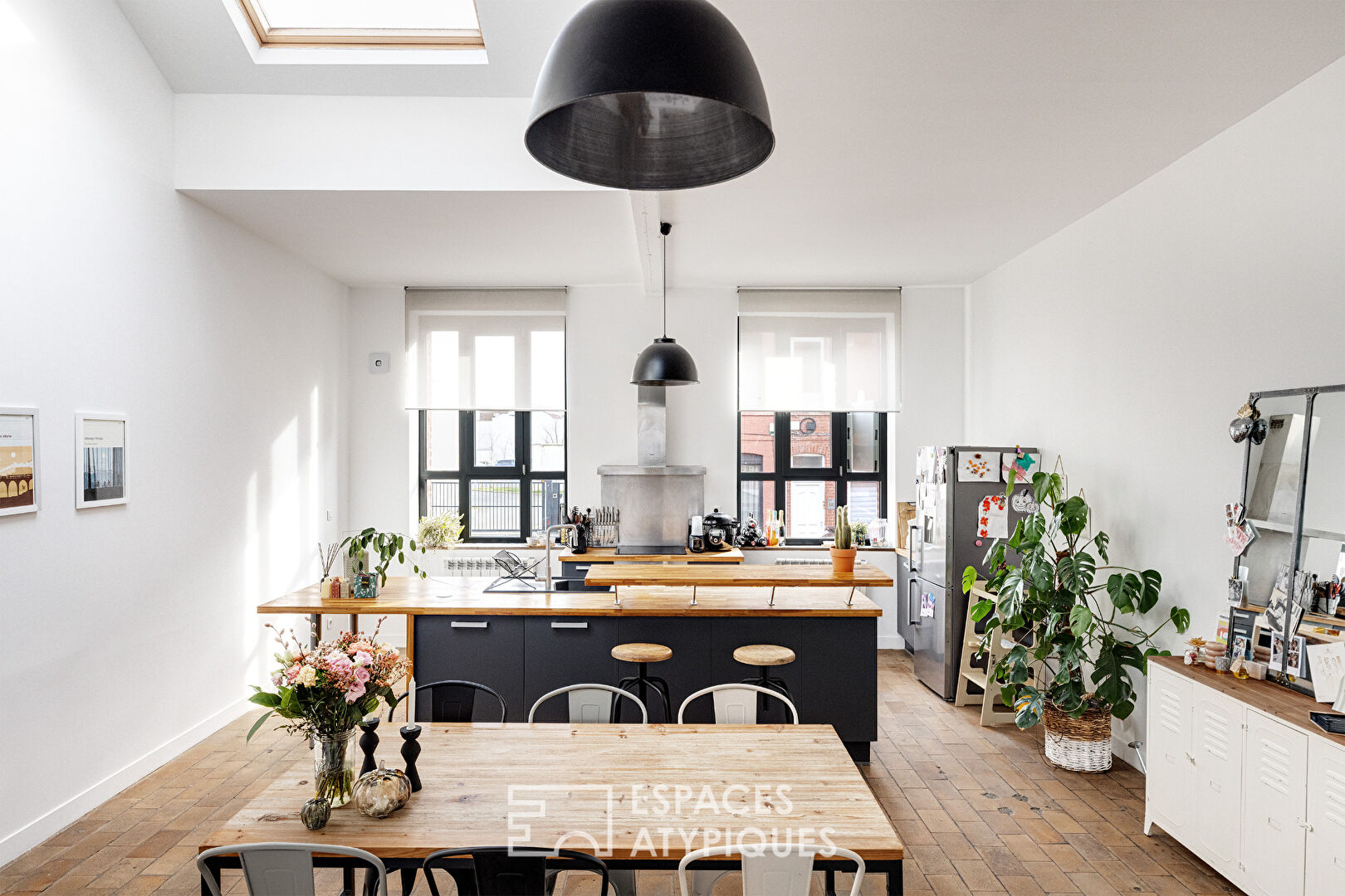 Loft dans une ancienne bonneterie avec terrasse