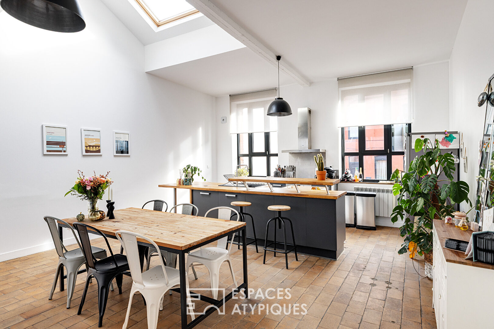Loft dans une ancienne bonneterie avec terrasse