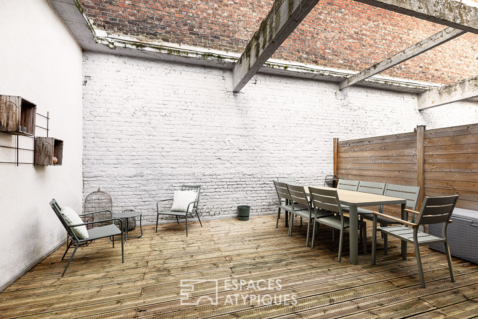 Loft dans une ancienne bonneterie avec terrasse