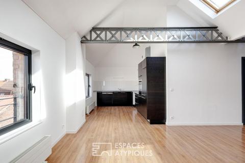 Loft lumineux sous les toits de Roubaix