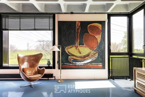 Oeuvre d’art-chitecture en pleine nature