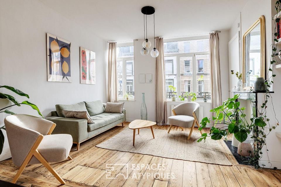 Triplex de caractère sous les toits entre Wazemmes et Sébastopol