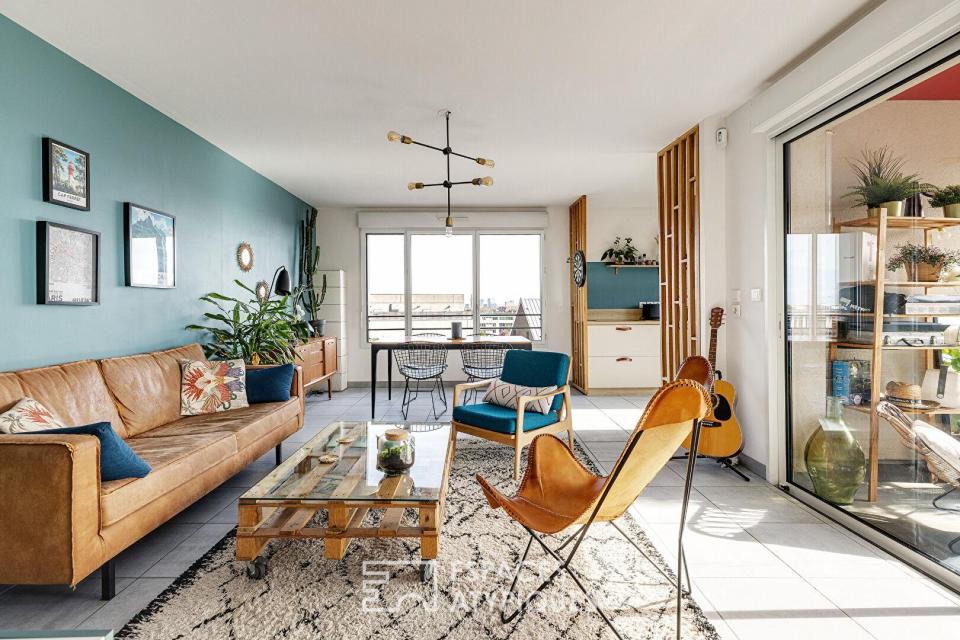 Appartement lumineux avec terrasse rooftop et vue imprenable