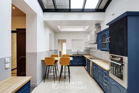 Appartement au coeur d&rsquo;une maison bourgeoise face à un parc