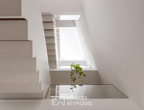 Maison Berton, prouesse architecturale brute et lumineuse avec toit-terrasse