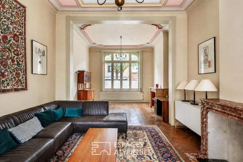 Semi-bourgeois house with unique character waiting to be reinvented