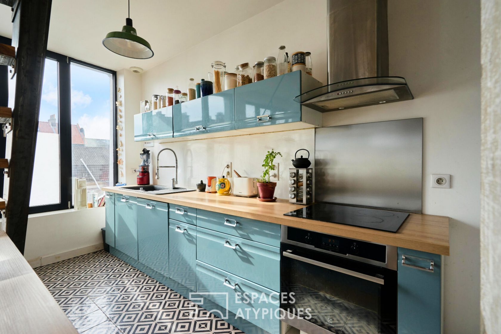 Loft urbain avec terrasse