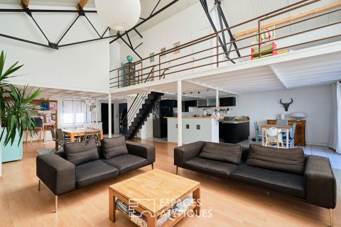 Véritable loft avec terrasse