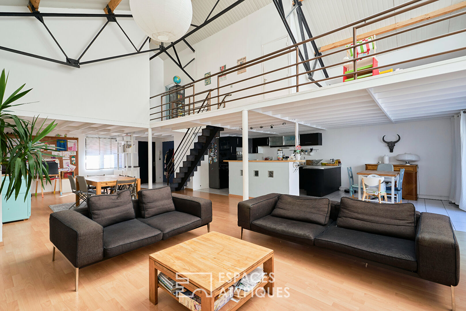 Véritable loft avec terrasse