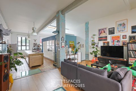 Loft dans une ancienne bonneterie avec terrasse quartier Virolois