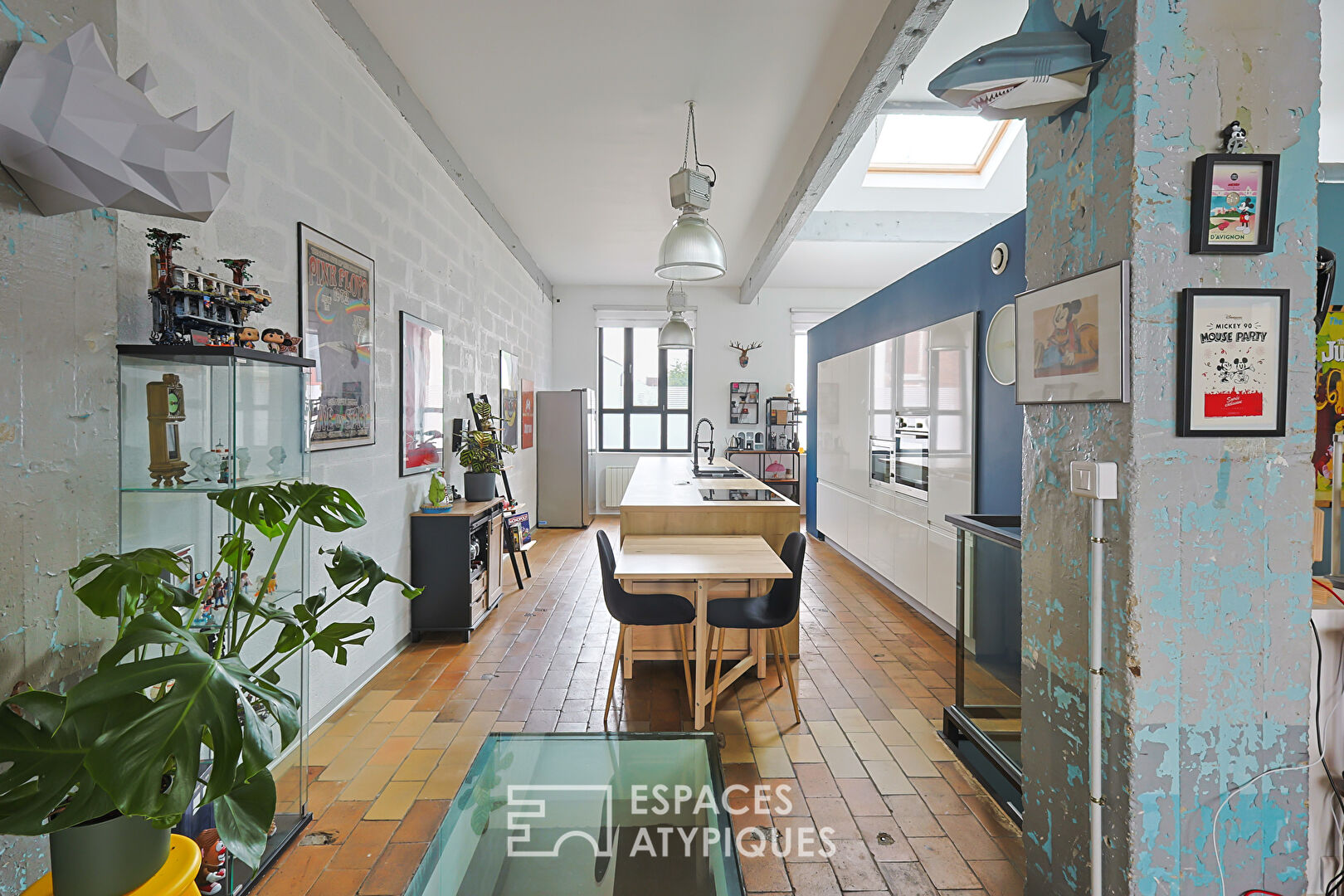 Loft dans une ancienne bonneterie avec terrasse quartier Virolois