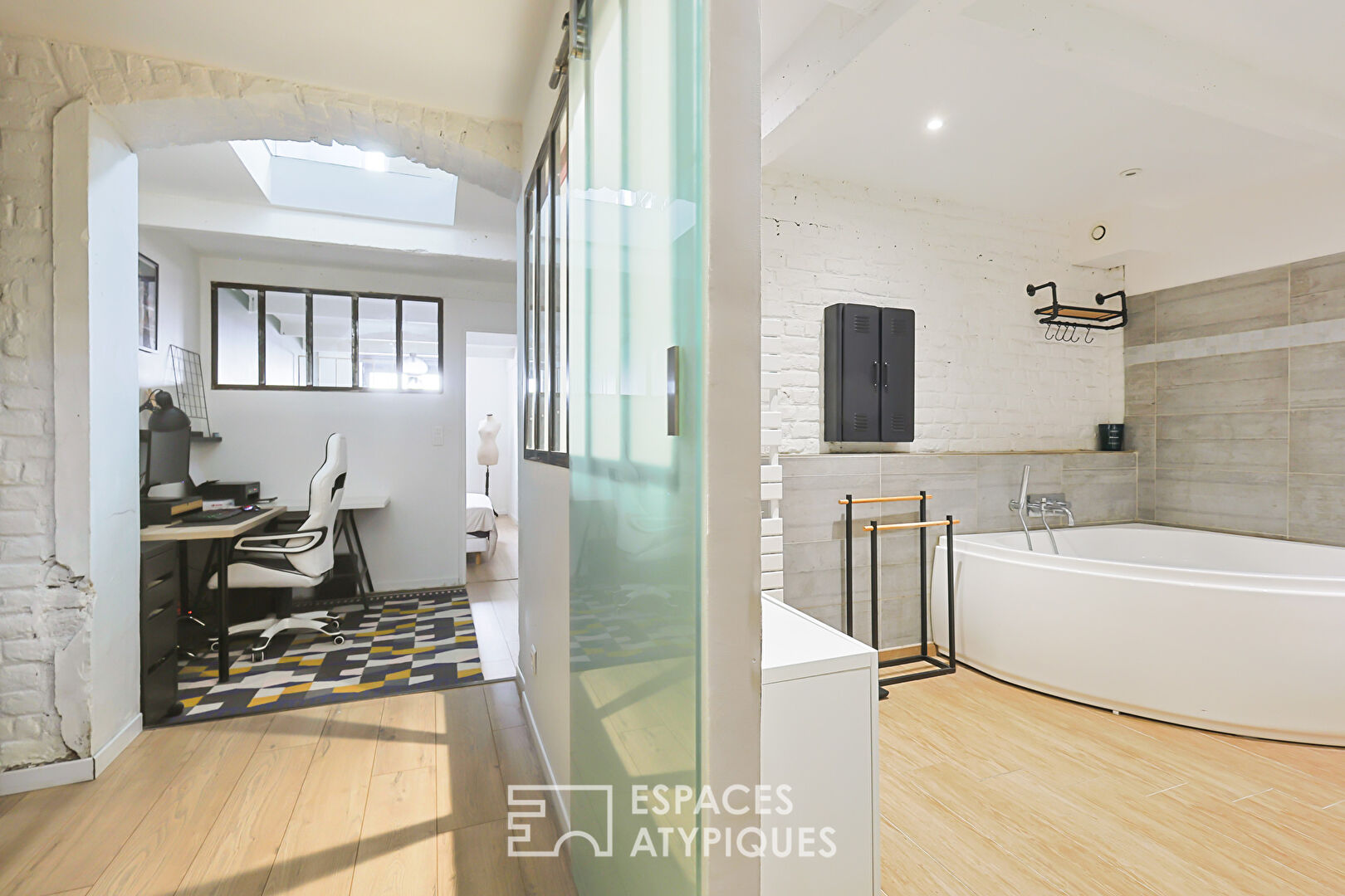 Loft dans une ancienne bonneterie avec terrasse quartier Virolois