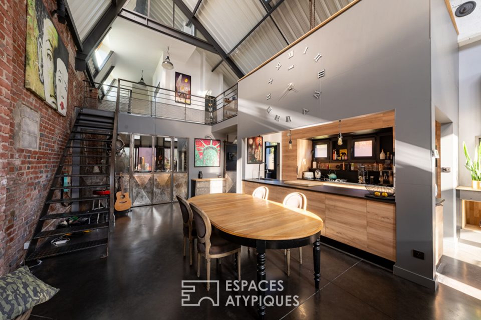 Loft au coeur d'une ancienne teinturerie