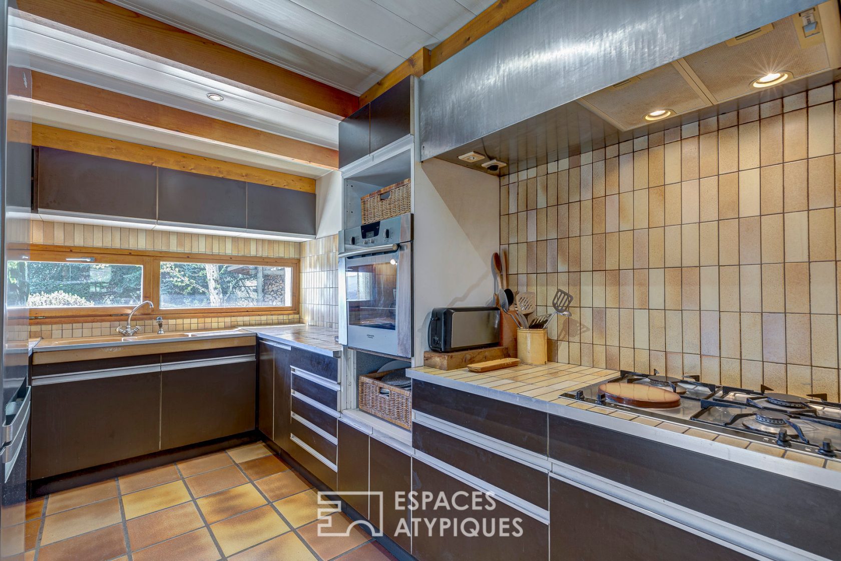 Maison d’architecte 70’s aux beaux volumes