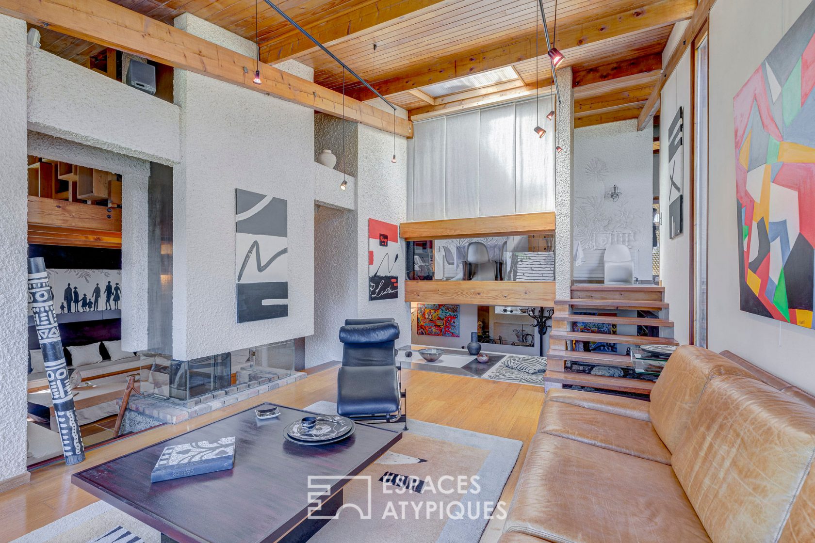 Maison d’architecte 70’s aux beaux volumes