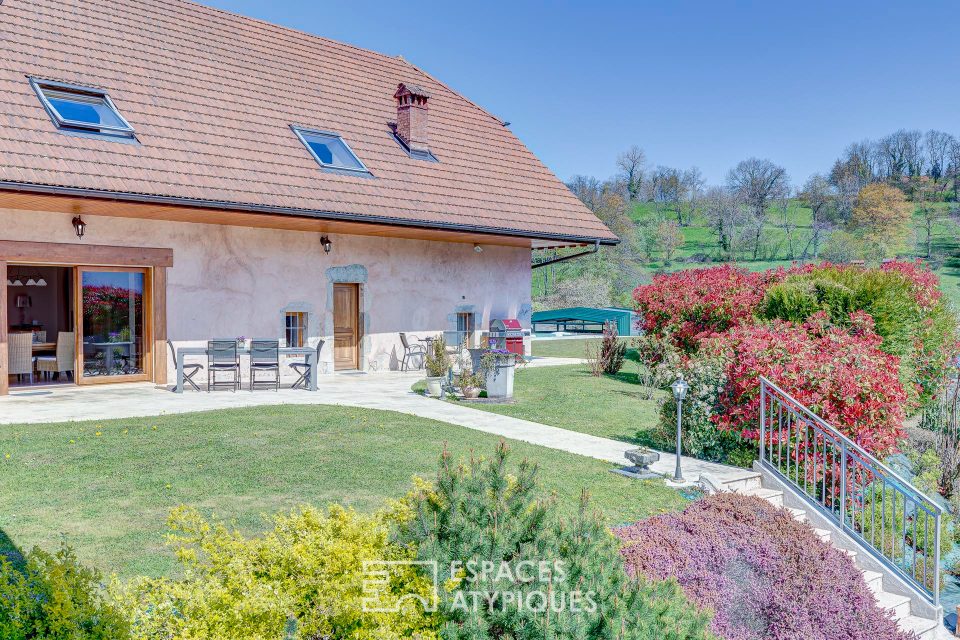 74540 CUSY - Corps de ferme rénové avec piscine et vue - Réf. 1037EA