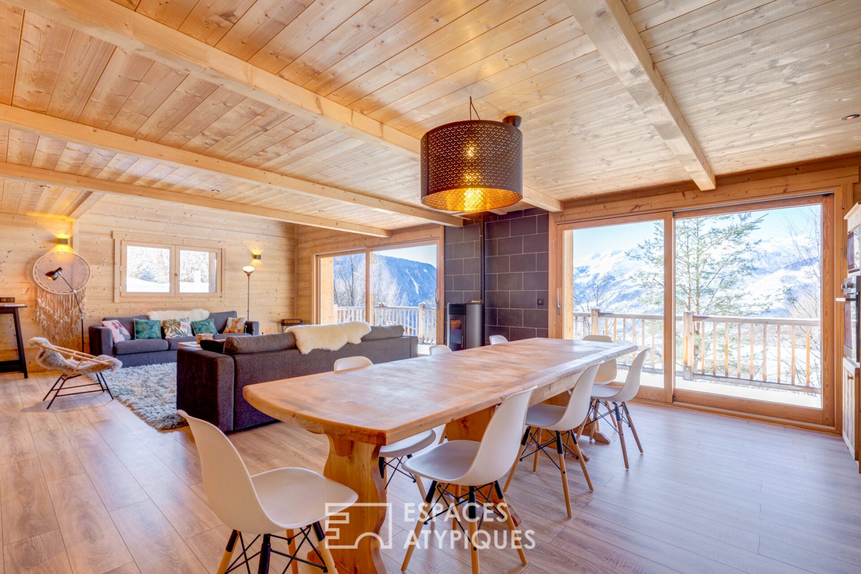 Character chalet with a view