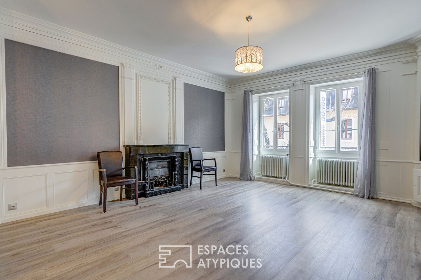 Renovated Haussmann-style apartment
