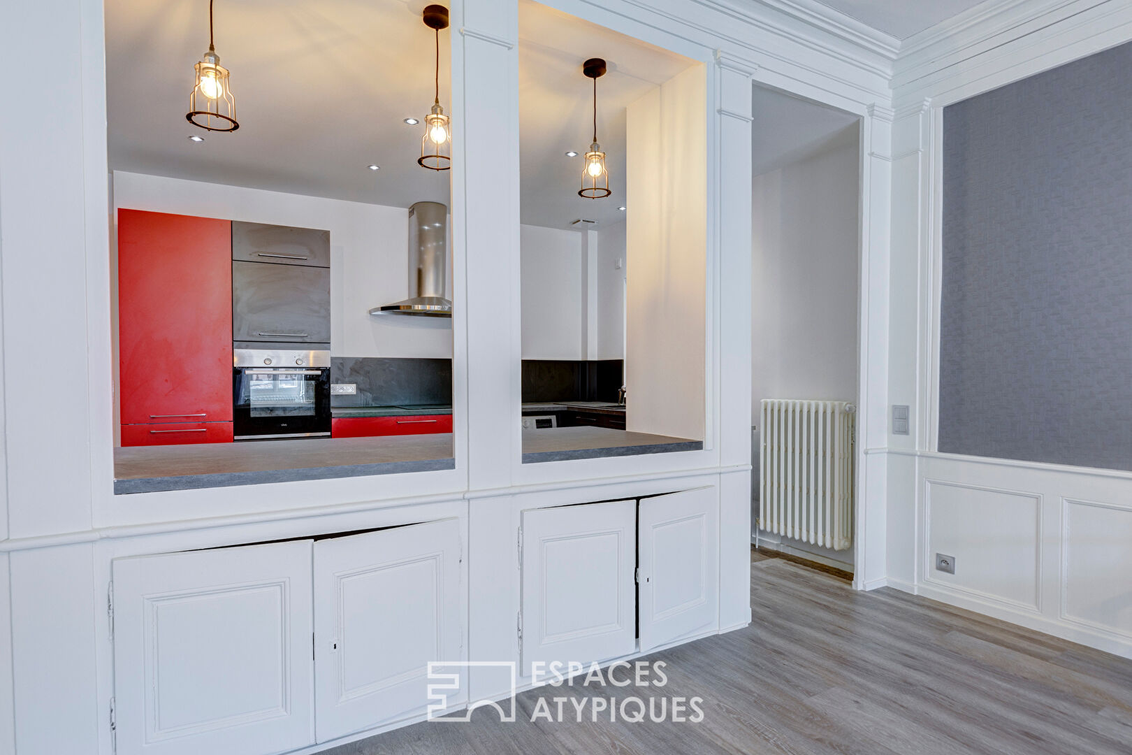 Renovated Haussmann-style apartment
