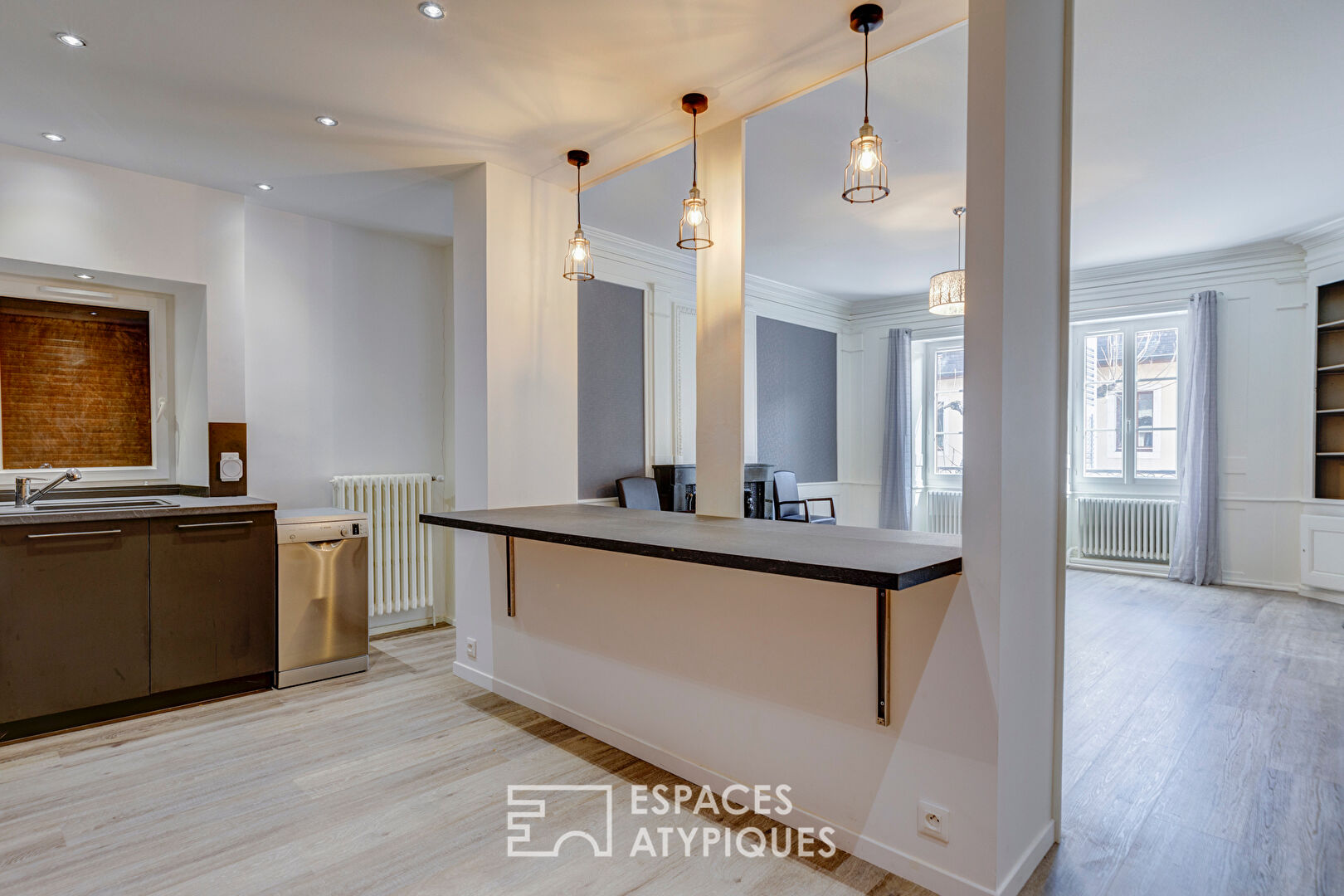Renovated Haussmann-style apartment