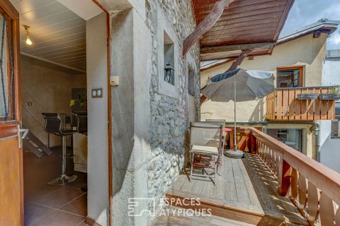 Village house with courtyard outbuilding