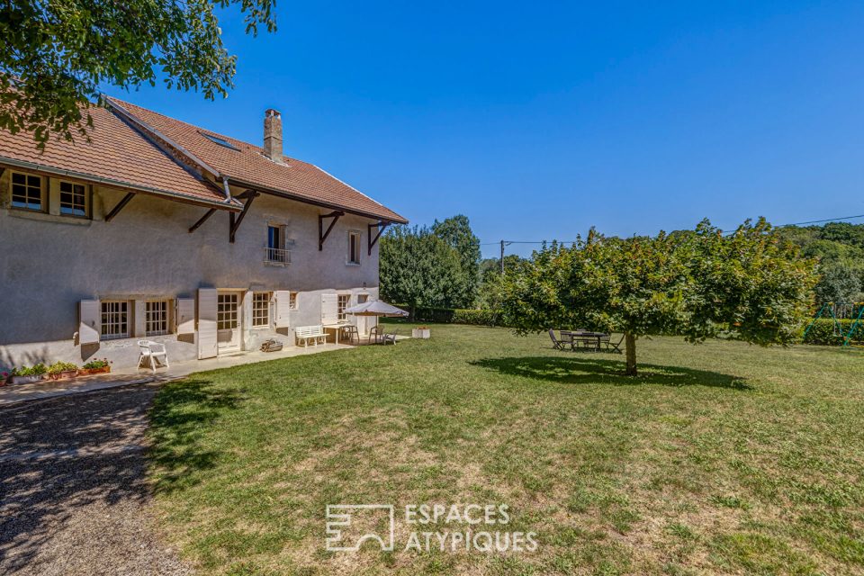 01300 CONTREVOZ - Ferme du XVIIème siècle avec piscine - Réf. 1316EA