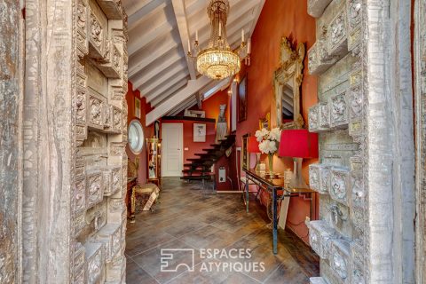 Discrète et surprenante maison de ville