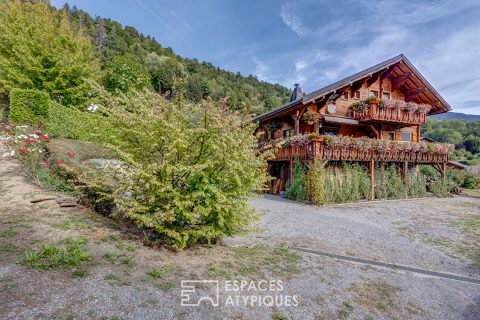 Chalet savoyard avec vue