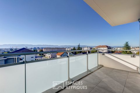 Top floor terrace with view