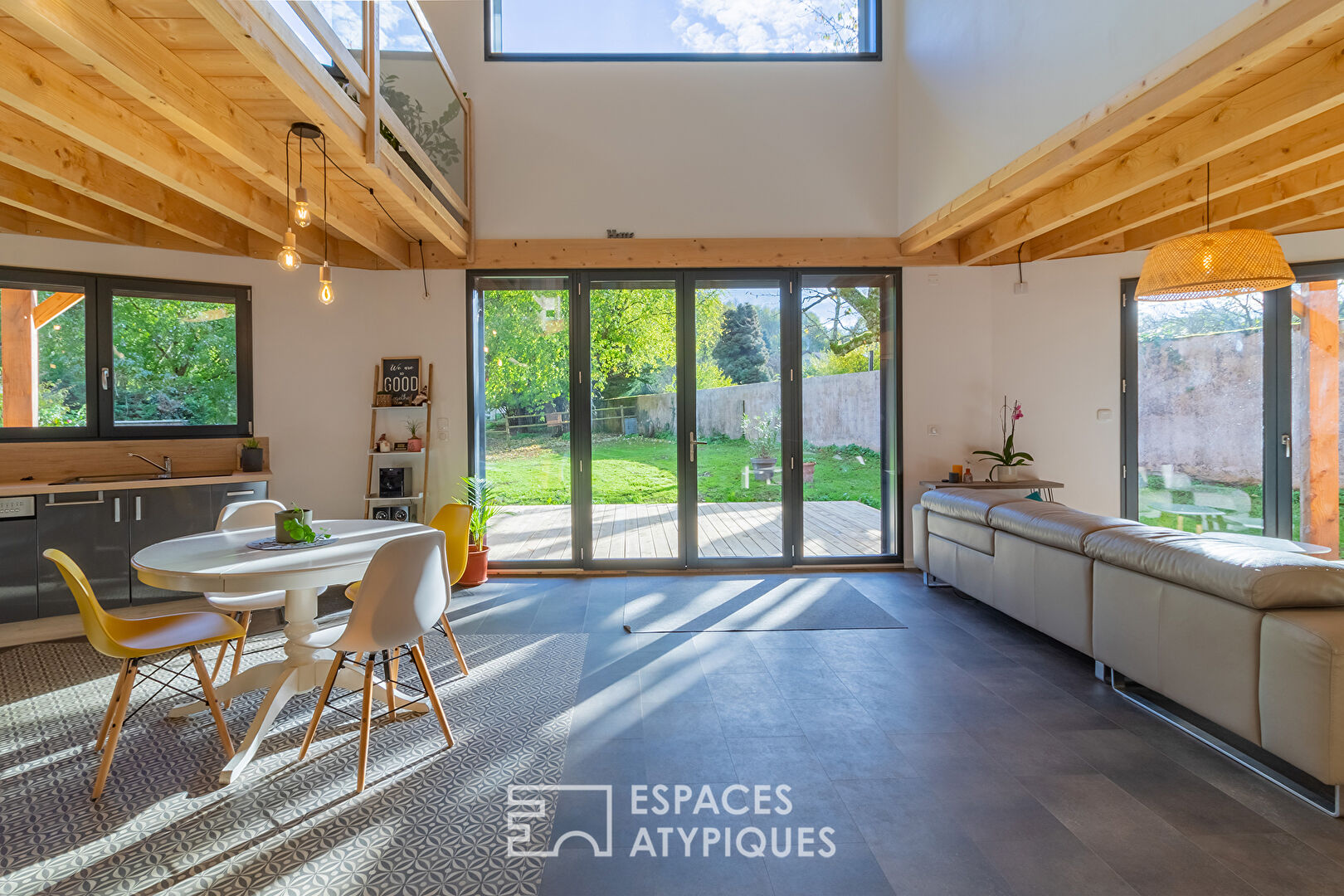 Maison ossature bois bioclimatique