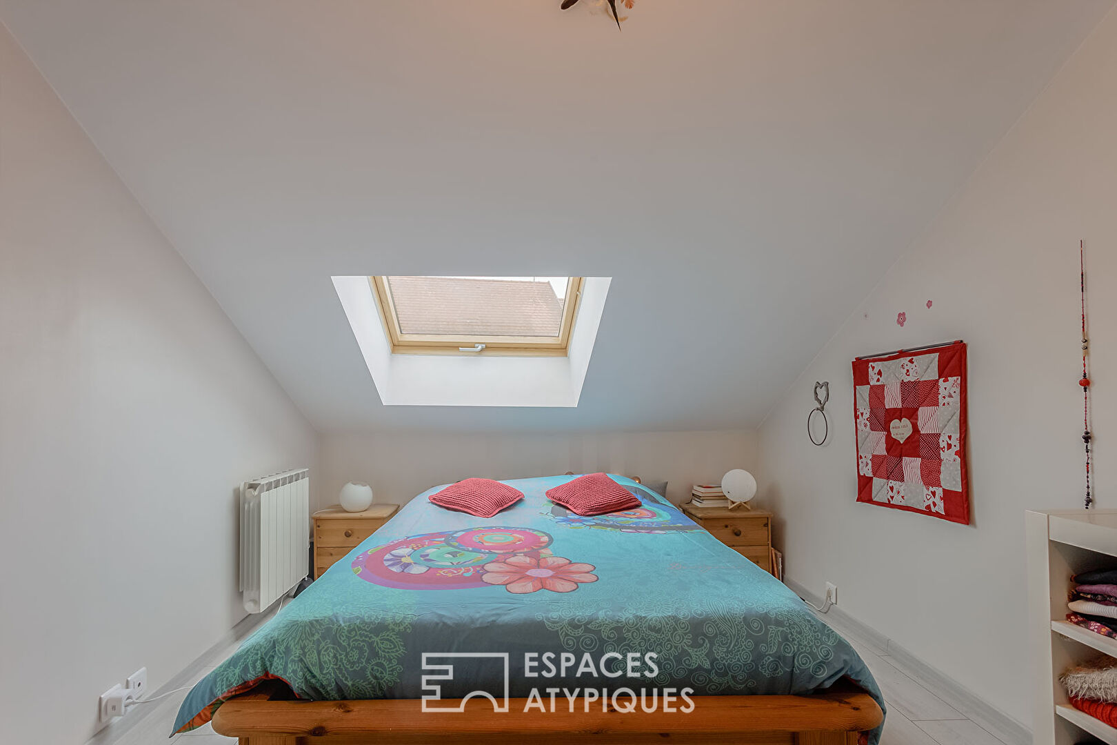 Appartement de caractère sous les toits en coeur de ville