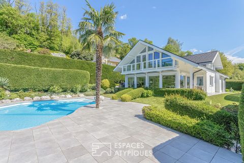 Maison contemporaine avec piscine dans la vallée du Coisin