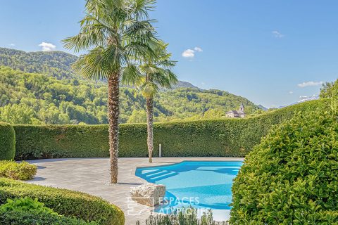 Contemporary house with swimming pool in the Coisin valley