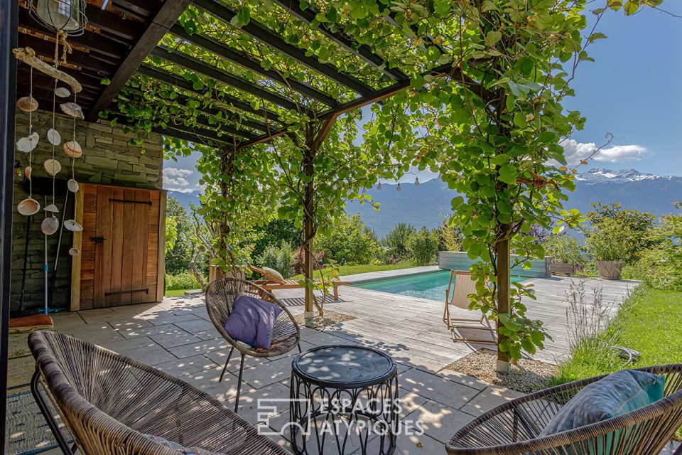 Maison familiale avec vue et piscine