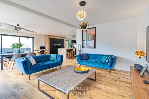 Maison à proximité du centre-ville avec jardin et piscine